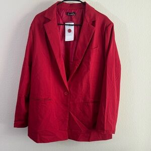 Pretty garden women’s red blazer size 2x Xxl